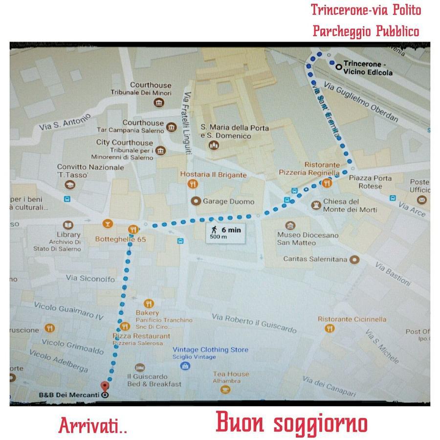 B&B Dei Mercanti Σαλέρνο Εξωτερικό φωτογραφία